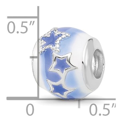 Sterling Silver Star Bead – view 6