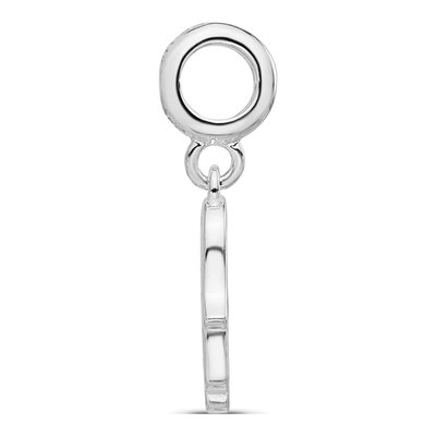 Sterling Silver CZ Hamsa Dangle Bead – view 3