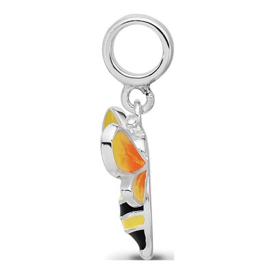 Sterling Silver Bumblebee Dangle Bead – view 3