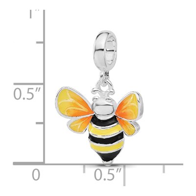 Sterling Silver Bumblebee Dangle Bead – view 6