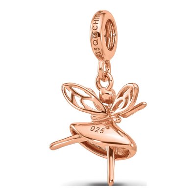 Rose Gold-Plated Sterling Silver Fairy Dangle Bead – view 6
