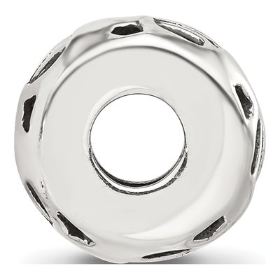 Sterling Silver Design Spacer Bead – view 3