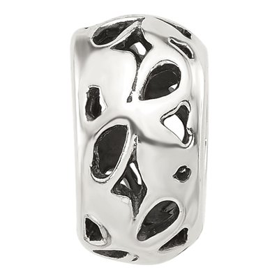 Sterling Silver Design Spacer Bead – view 4