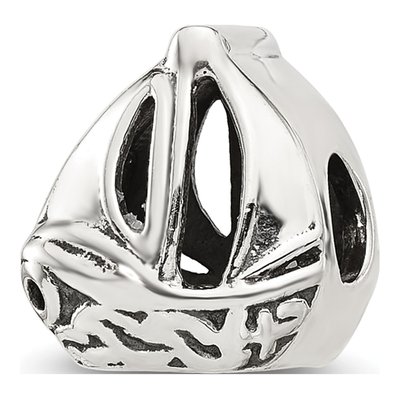 Sterling Silver Sailboat Bead – view 5