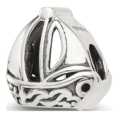 Sterling Silver Sailboat Bead