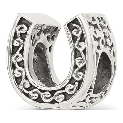 Sterling Silver Horseshoe Bead