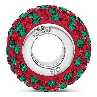 Sterling Silver Crystal Bead – view 3