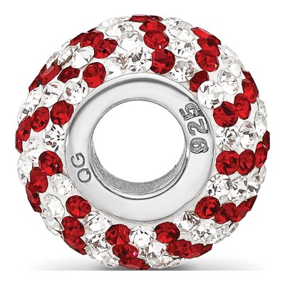 Sterling Silver Crystal Bead – view 3