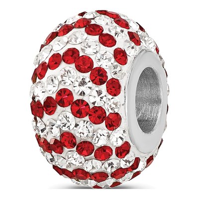 Sterling Silver Crystal Bead