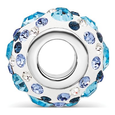 Sterling Silver Crystal Bead – view 3