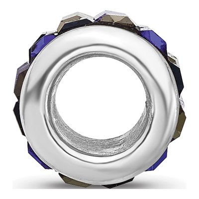 Sterling Silver Crystal Bead – view 3