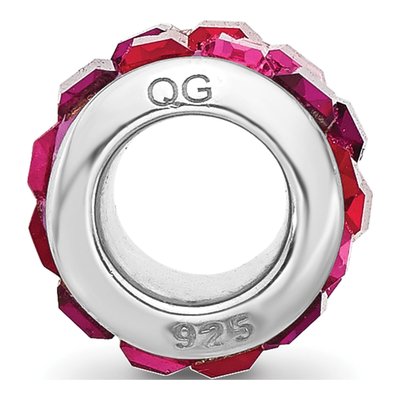 Sterling Silver Crystal Bead – view 3