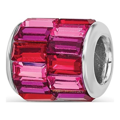 Sterling Silver Crystal Bead
