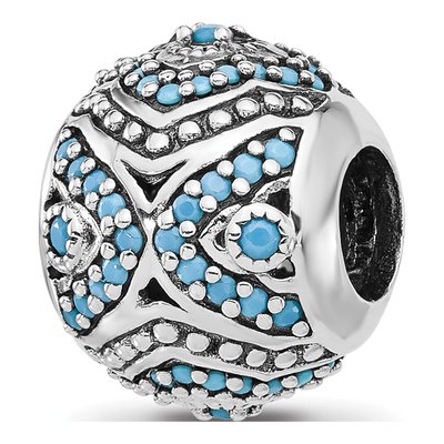Sterling Silver Crystal Bead – view 6
