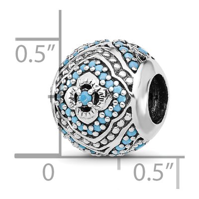 Sterling Silver Crystal Bead – view 7