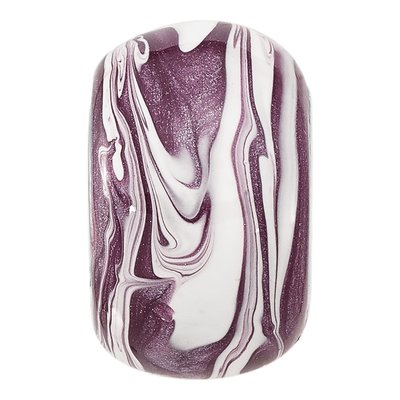 Sterling Silver Purple Enamel Bead – view 4