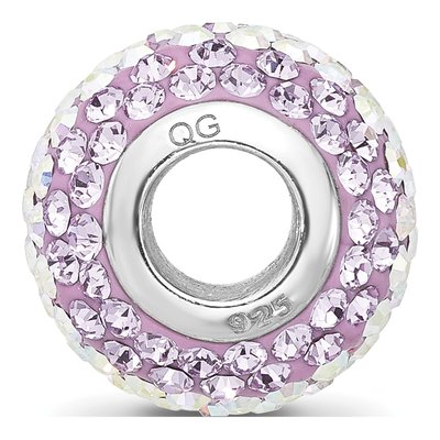 Sterling Silver Crystal Bead – view 3
