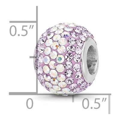 Sterling Silver Crystal Bead – view 6