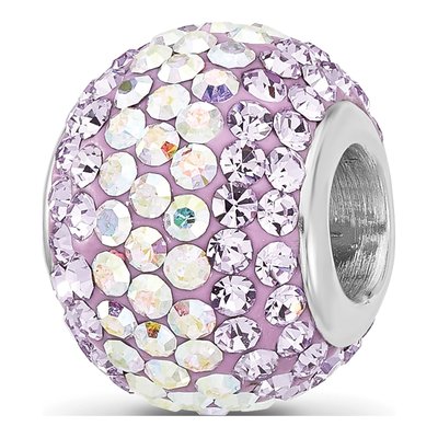 Sterling Silver Crystal Bead
