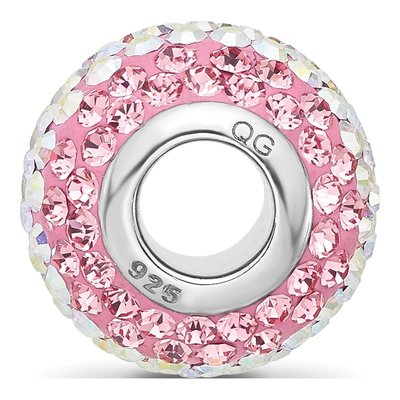 Sterling Silver Crystal Bead – view 3
