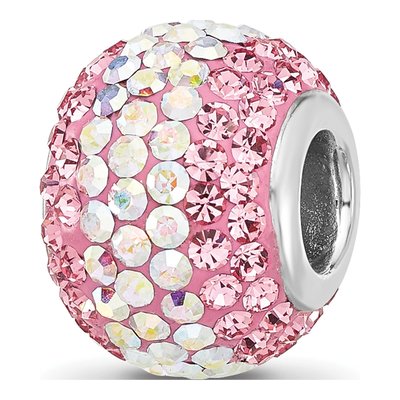 Sterling Silver Crystal Bead