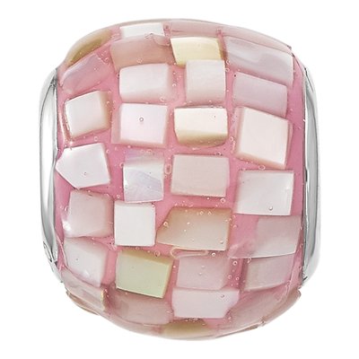 Sterling Silver Mother of Pearl Bead – view 4