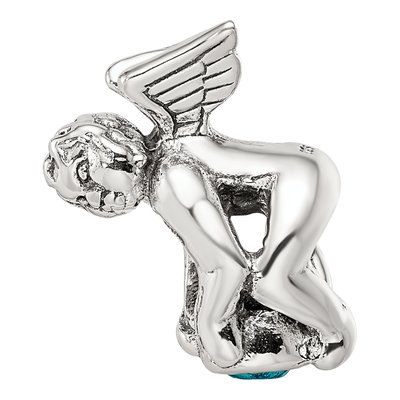 Sterling Silver CZ December Bead – view 6