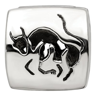 Sterling Silver Taurus Zodiac Bead – view 5