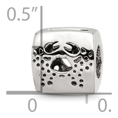 Sterling Silver Cancer Zodiac Bead – view 6