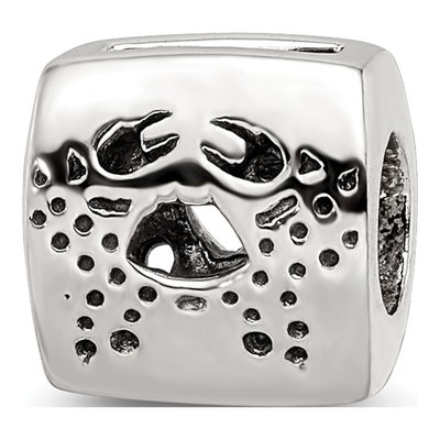 Sterling Silver Cancer Zodiac Bead