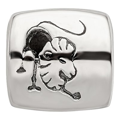 Sterling Silver Leo Zodiac Bead – view 5