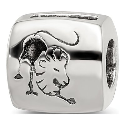 Sterling Silver Leo Zodiac Bead