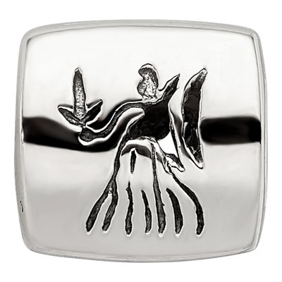 Sterling Silver Virgo Zodiac Bead – view 5