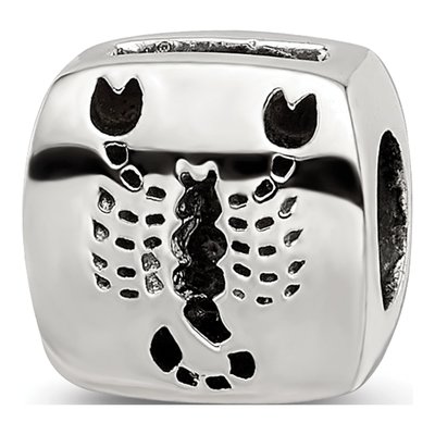 Sterling Silver Scorpio Zodiac Bead