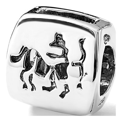 Sterling Silver Sagittarius Zodiac Bead – view 7