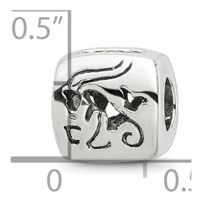 Sterling Silver Capricorn Zodiac Bead – view 6