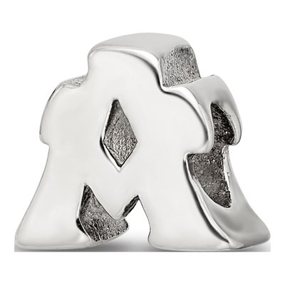 Sterling Silver Letter A Bead
