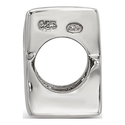 Sterling Silver Letter G Bead – view 4