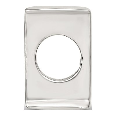 Sterling Silver Letter I Bead – view 4