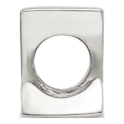 Sterling Silver Letter Z Bead – view 4
