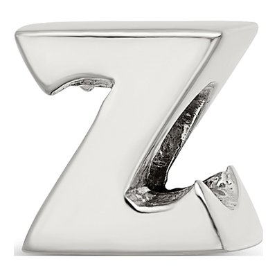 Sterling Silver Letter Z Bead