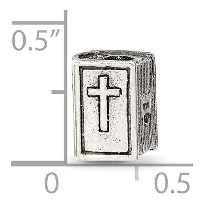 Sterling Silver Bible Bead – view 6