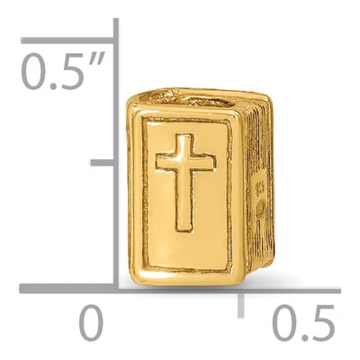 Gold-Plated Sterling Silver Bible Bead – view 6
