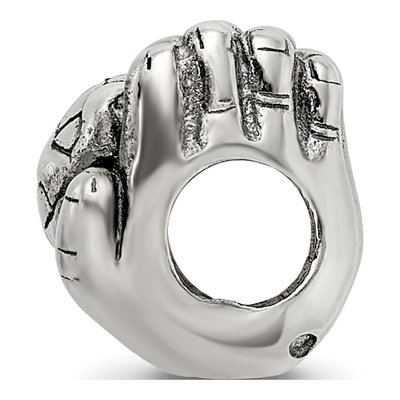Sterling Silver World Hands Bead – view 4