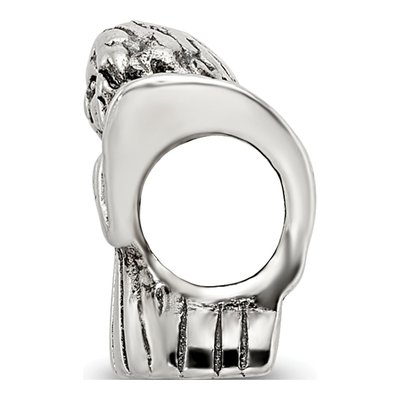 Sterling Silver Praying Angel Bead – view 4