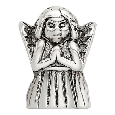 Sterling Silver Praying Angel Bead – view 5