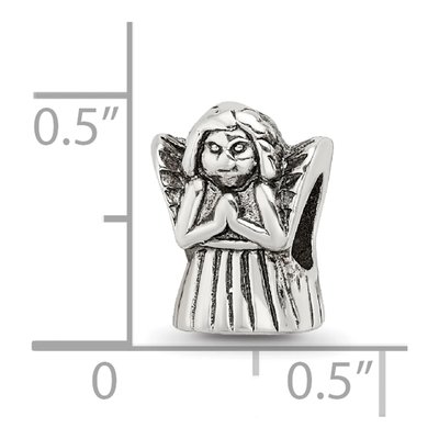 Sterling Silver Praying Angel Bead – view 6