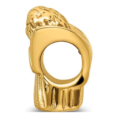 Gold-Plated Sterling Silver Praying Angel Bead – view 4