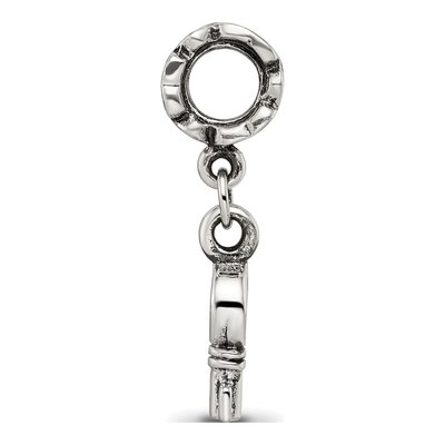 Sterling Silver Key Dangle Bead – view 4