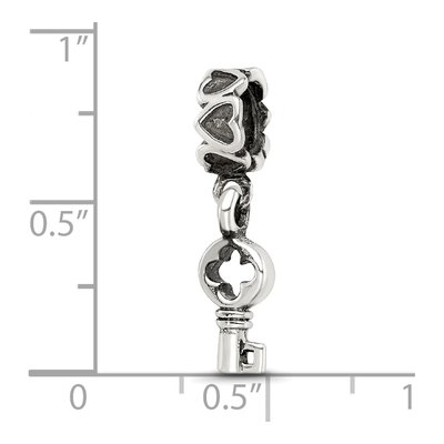 Sterling Silver Key Dangle Bead – view 5